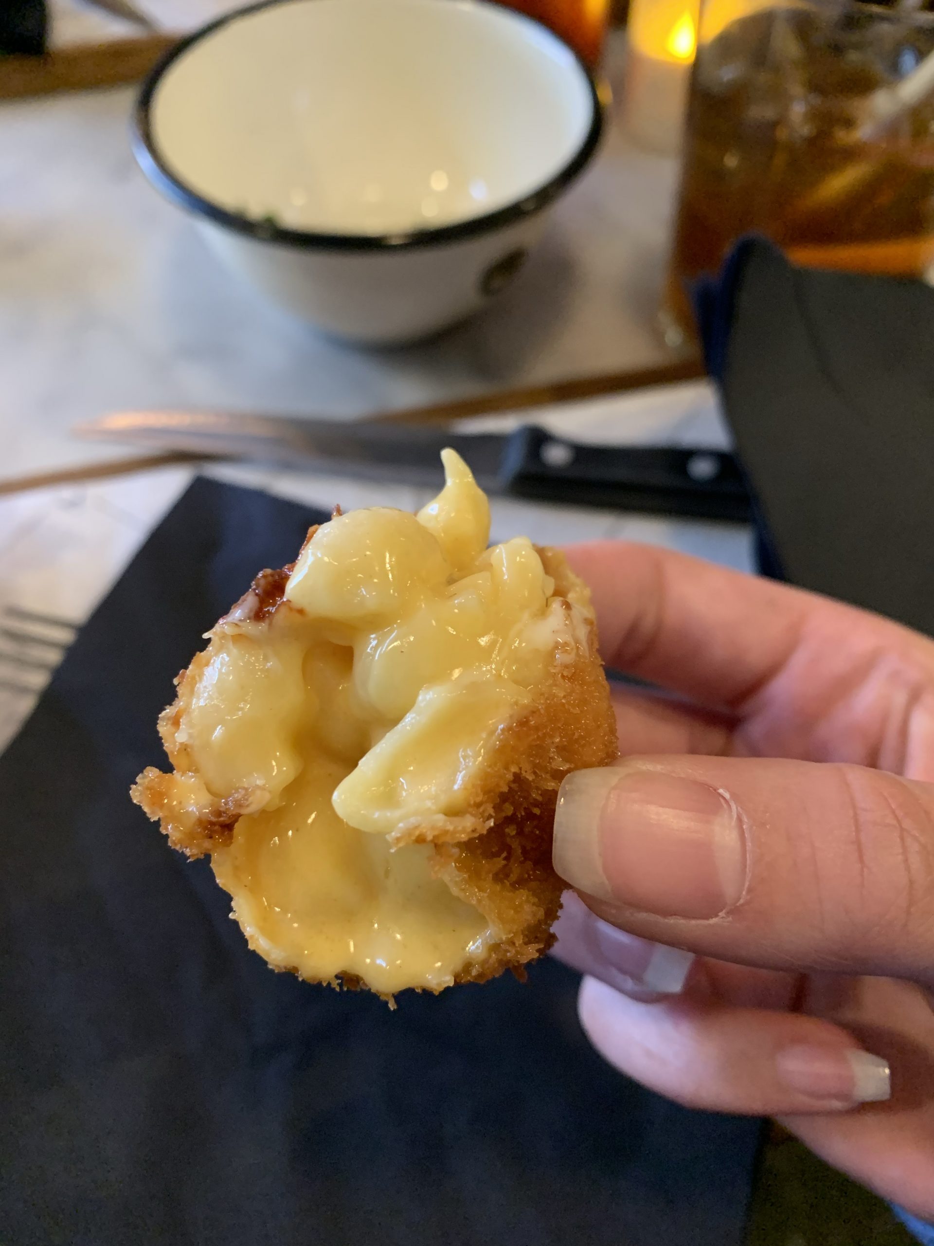Mac and cheese balls - Bulls and dogs
