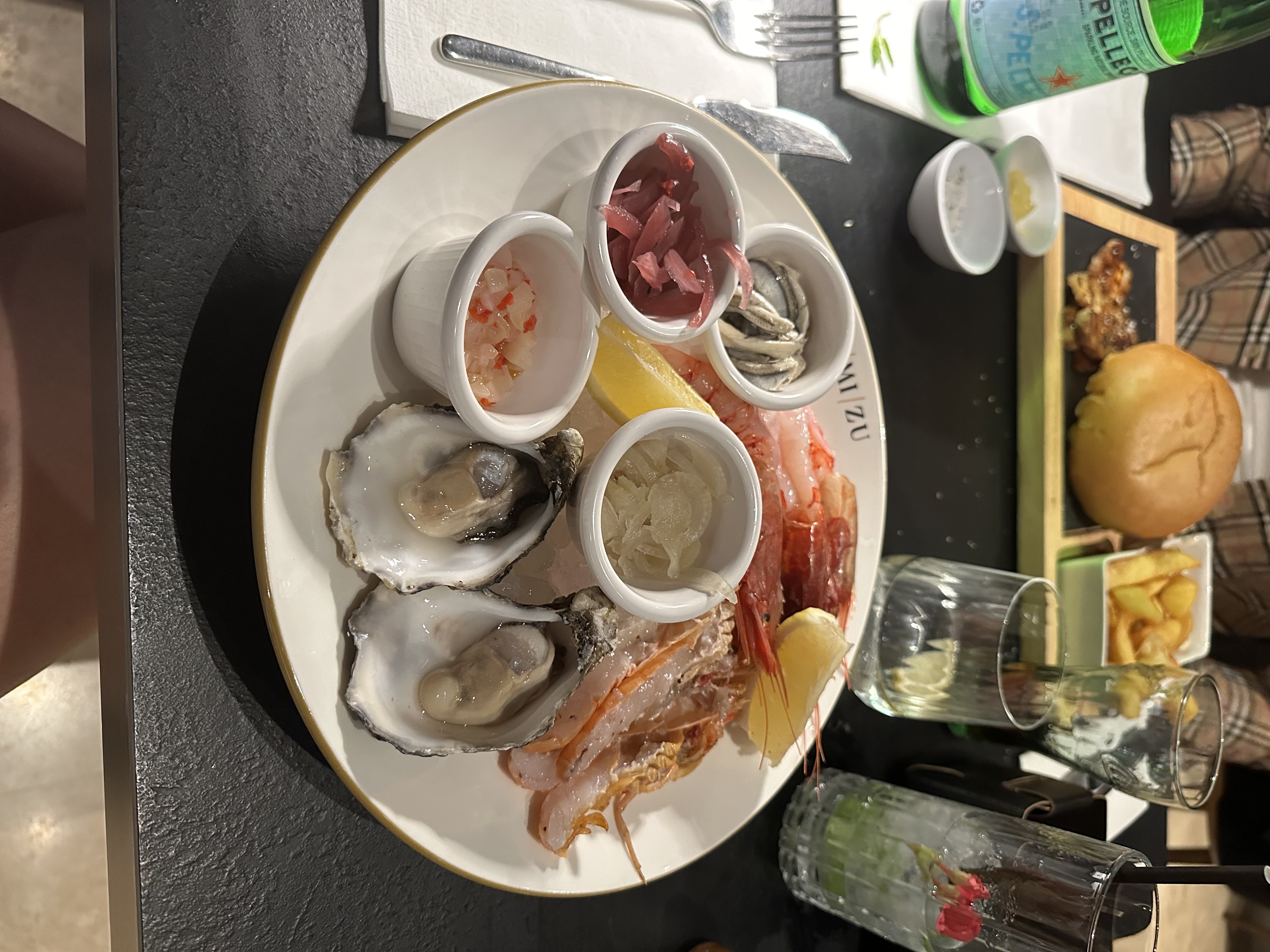 Seafood platter at Samizu