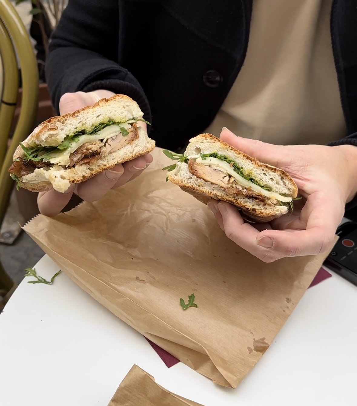 Italian style sandwich at The Submarine
