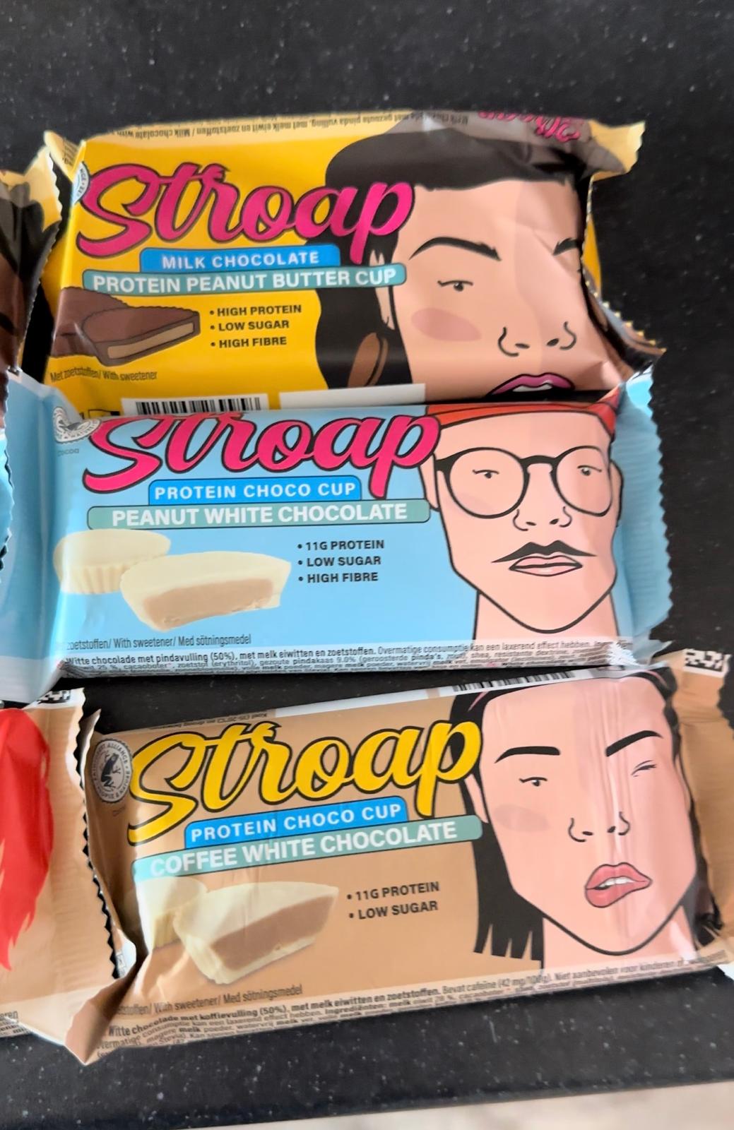 Stroap protein cups